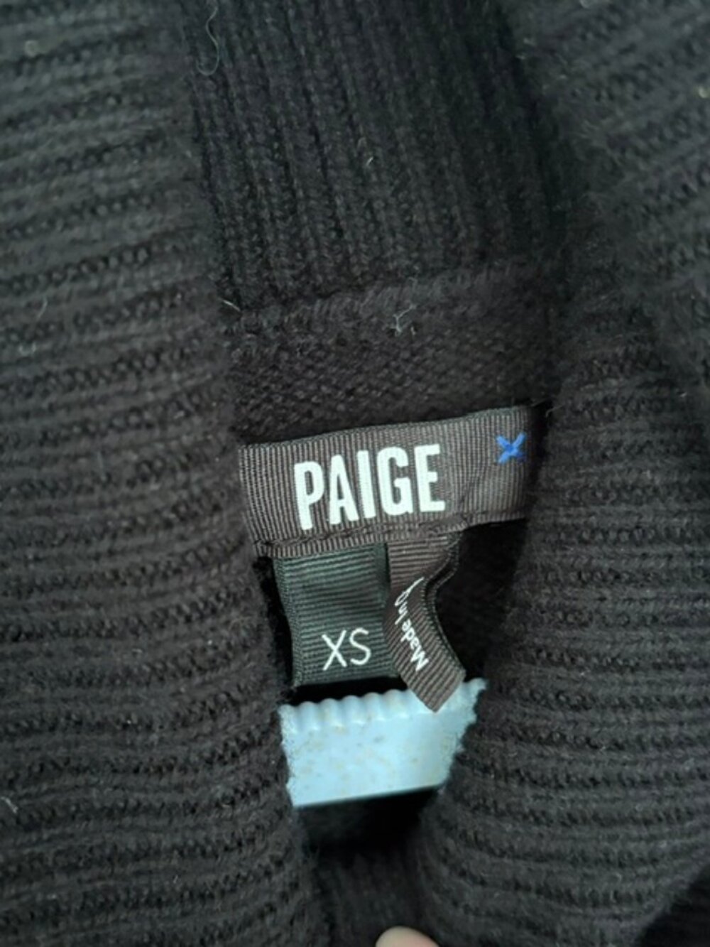 PAIGE black wool maxi